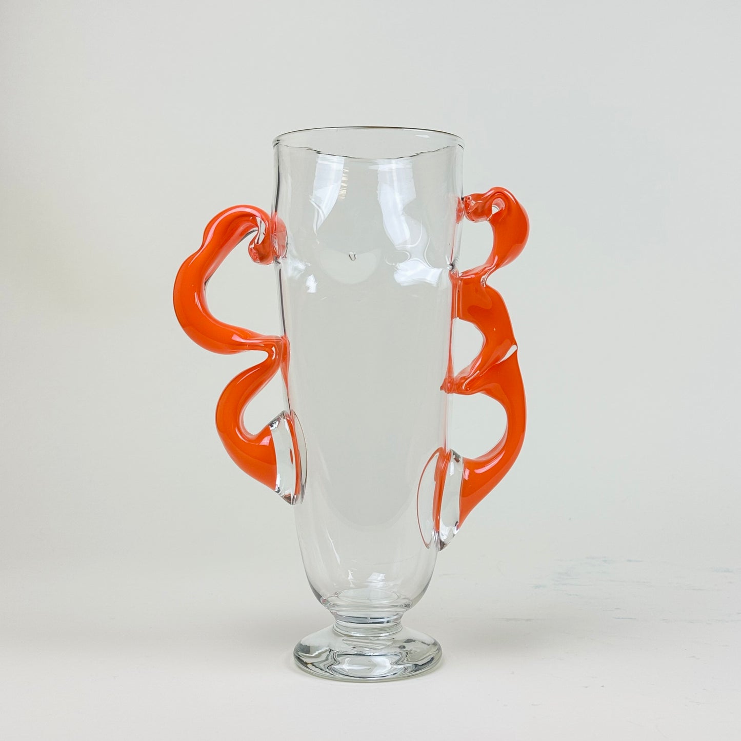 Glass vase with arms by Silje Lindrup
