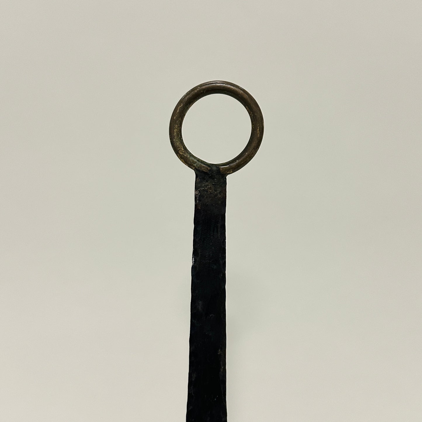 Cast-iron candle holder for one candle, vintage