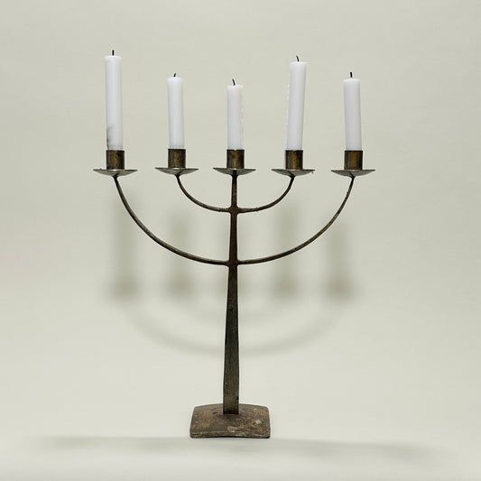 Metal candelabra, vintage