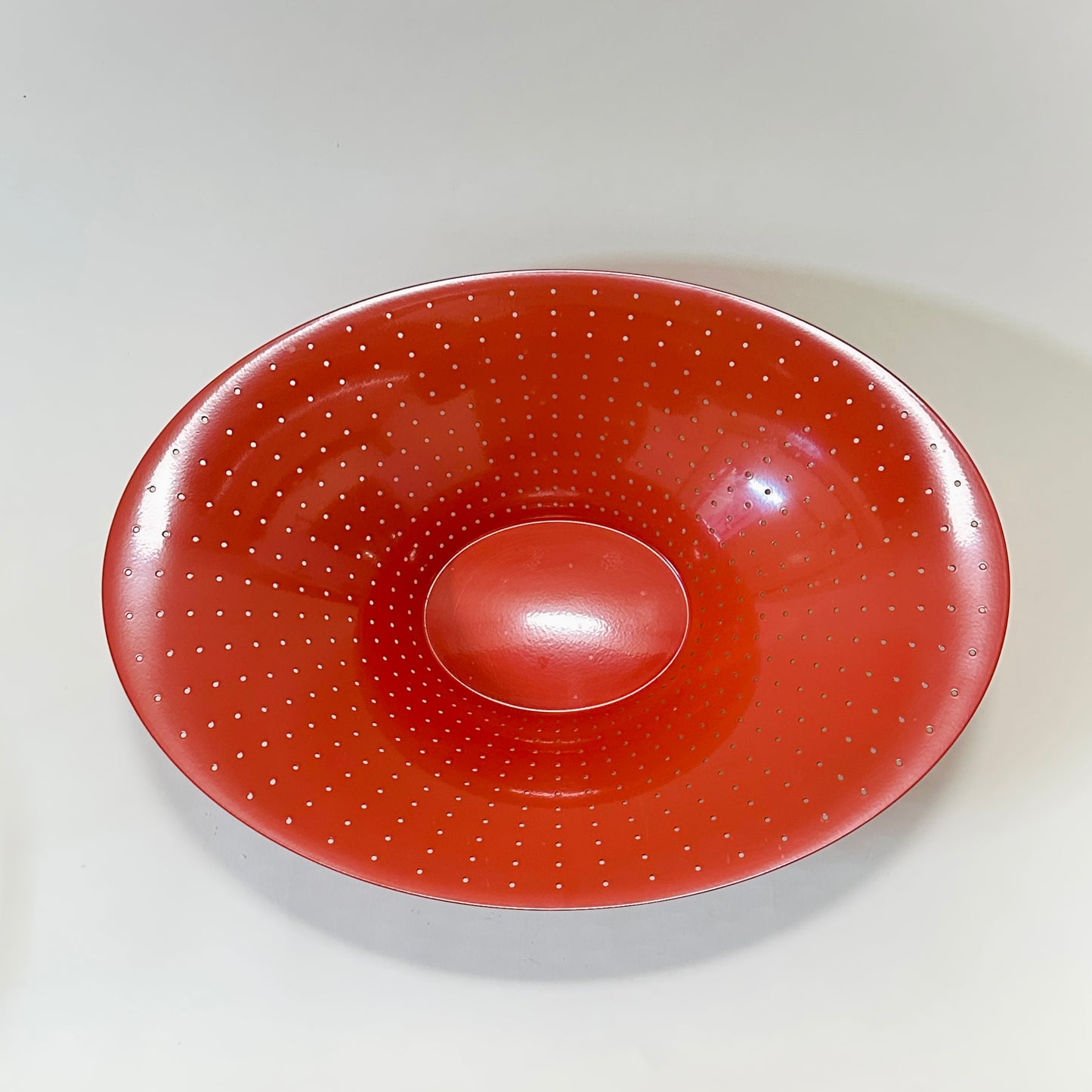 Vintage Alessi perforated fruit bowl