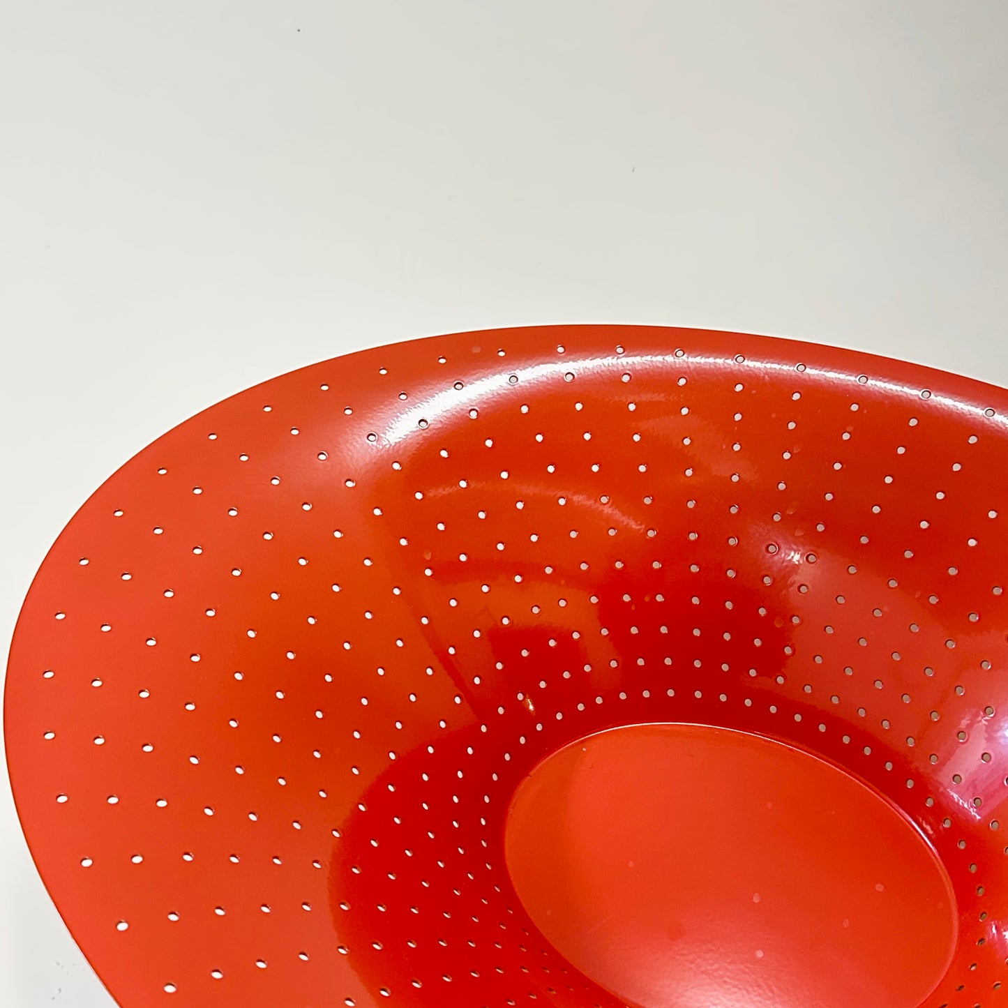 Vintage Alessi perforated fruit bowl
