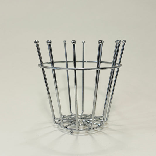 Vintage metal fruit bowl