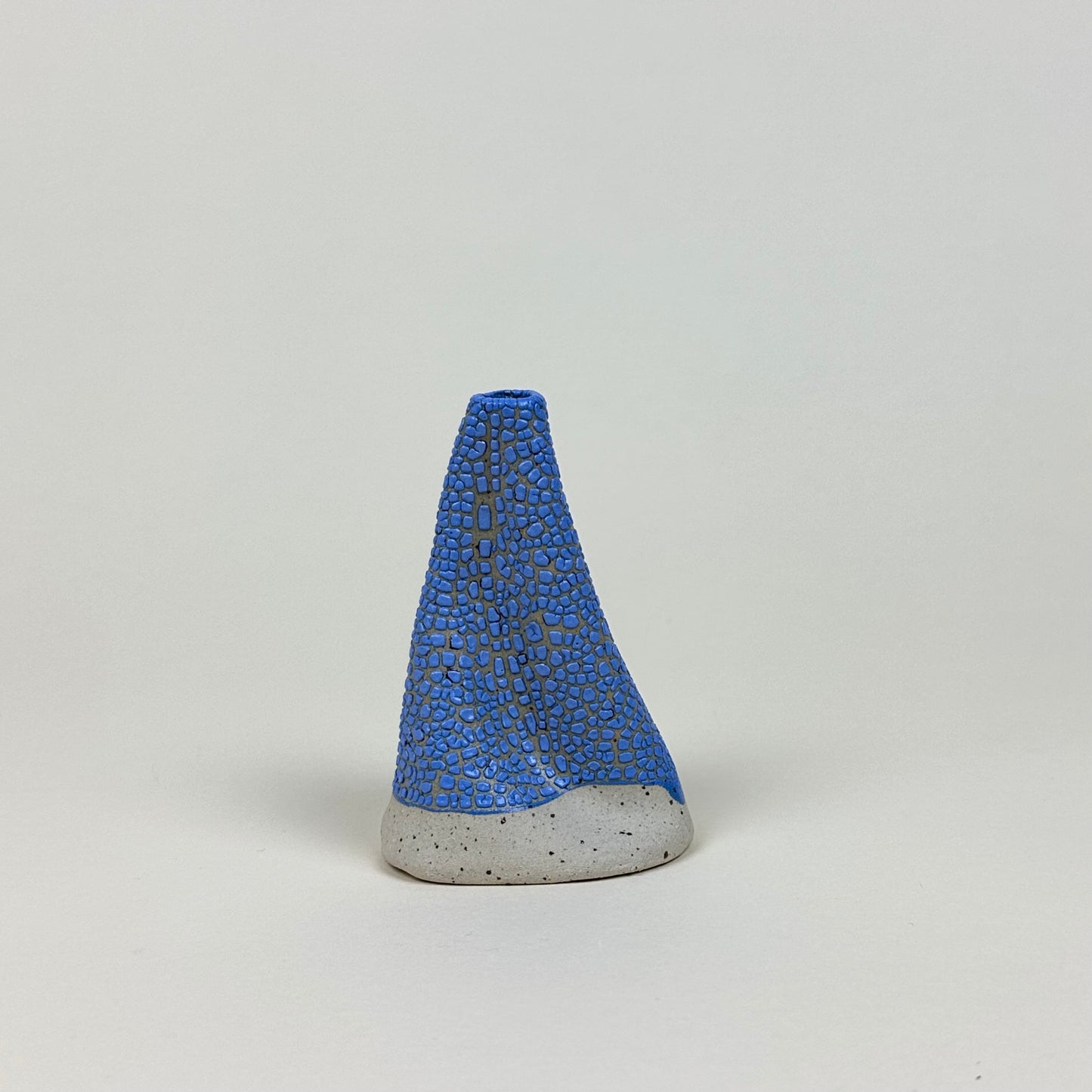 Stone and blue volcano vase (S) by Astrid Öhman