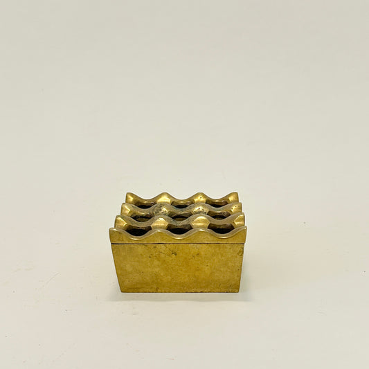 Vintage brass ashtray