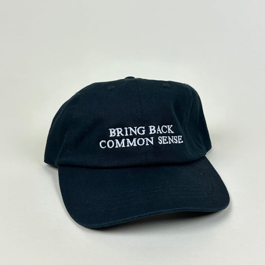 Hat, Bring back common sense (black/white)