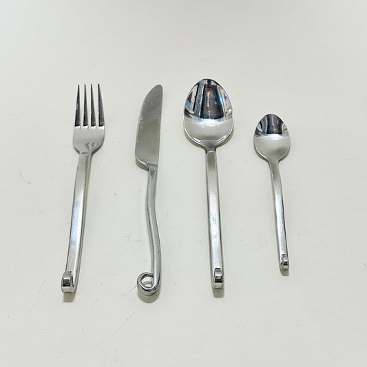 Set of post modern cutlery (24 pieces)