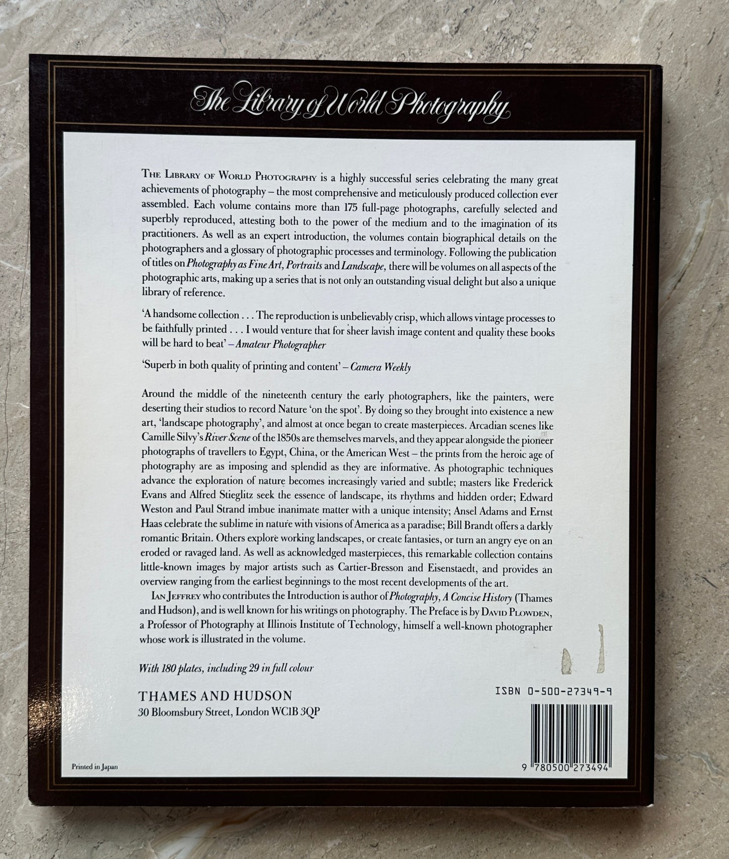 Book: Landscape (The Library of World Photography)