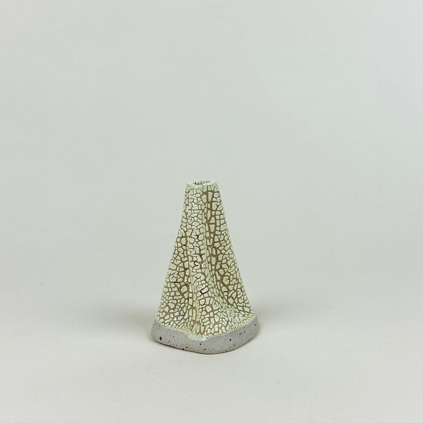 Stone and yellow volcano vase (S) by Astrid Öhman
