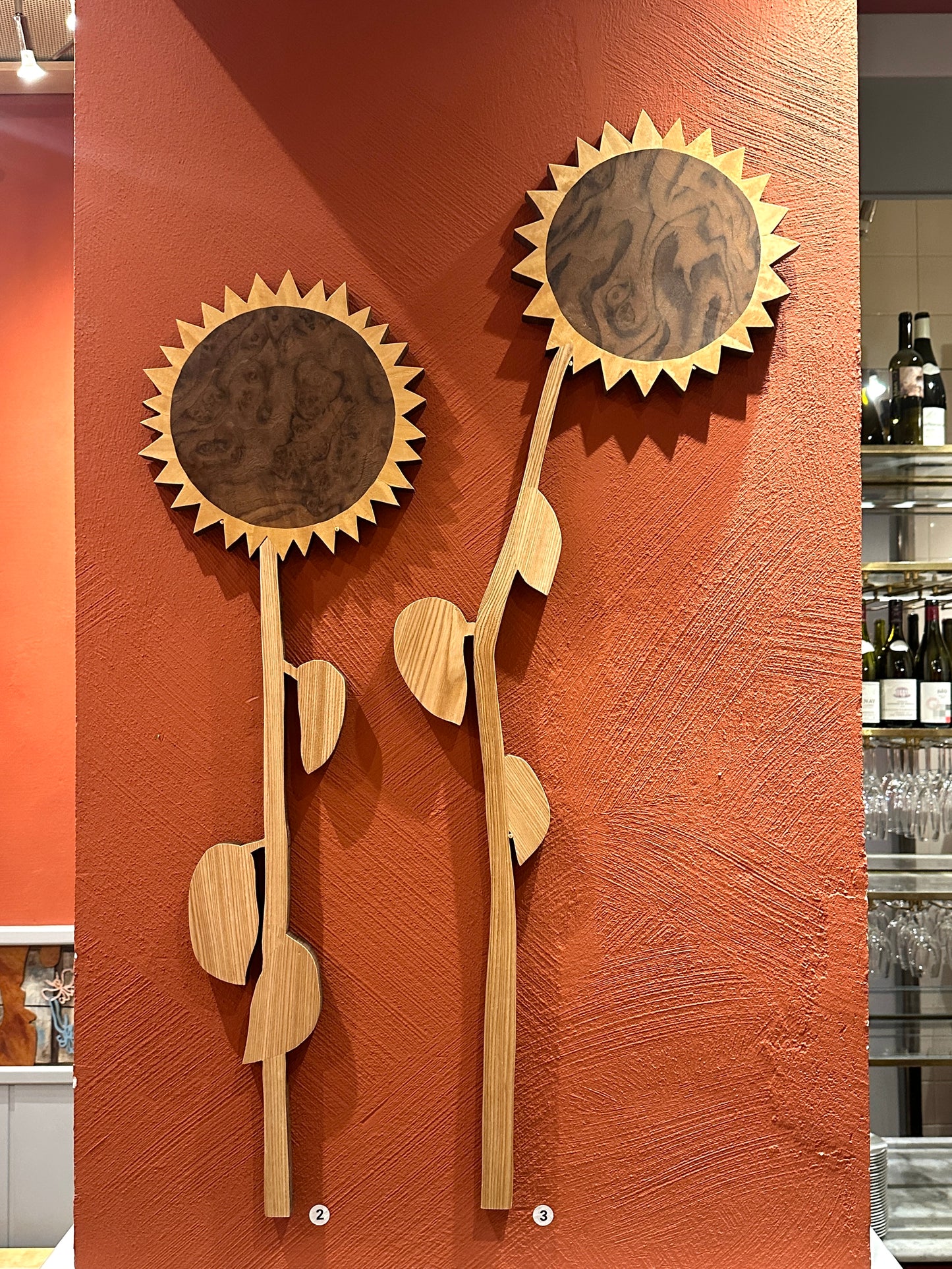 Sunflower III, sculpture by Carl Martinson