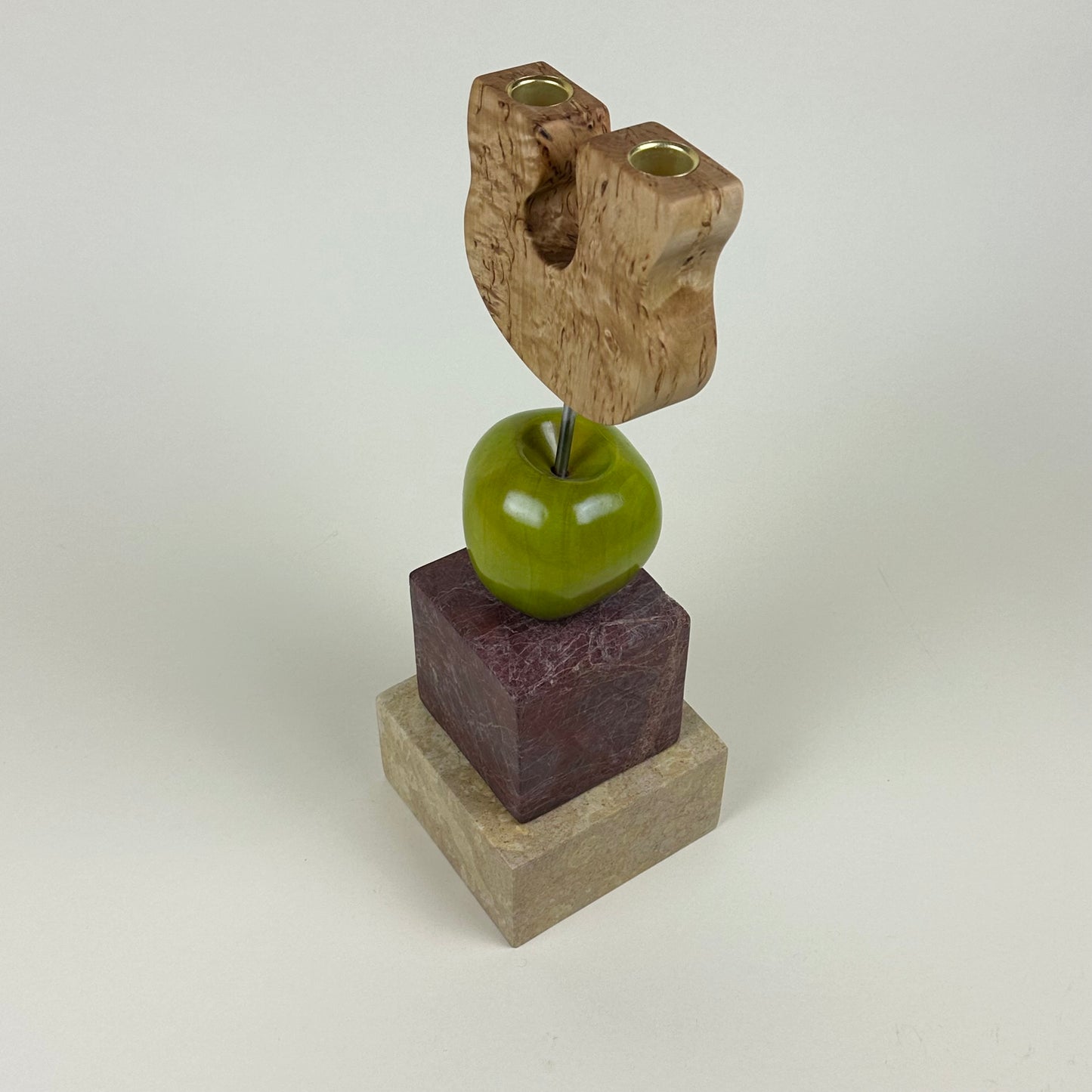 Apple candle holder by Public Studio
