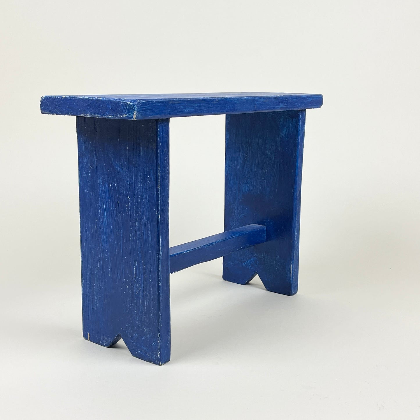 Small blue stool