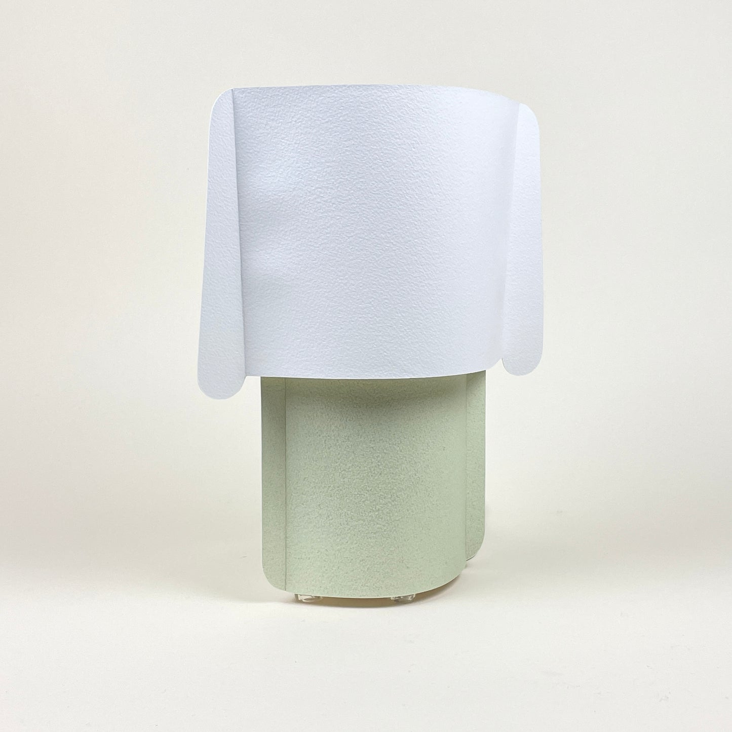 Sage and white Aquarelle Lamp by Adrian Bursell