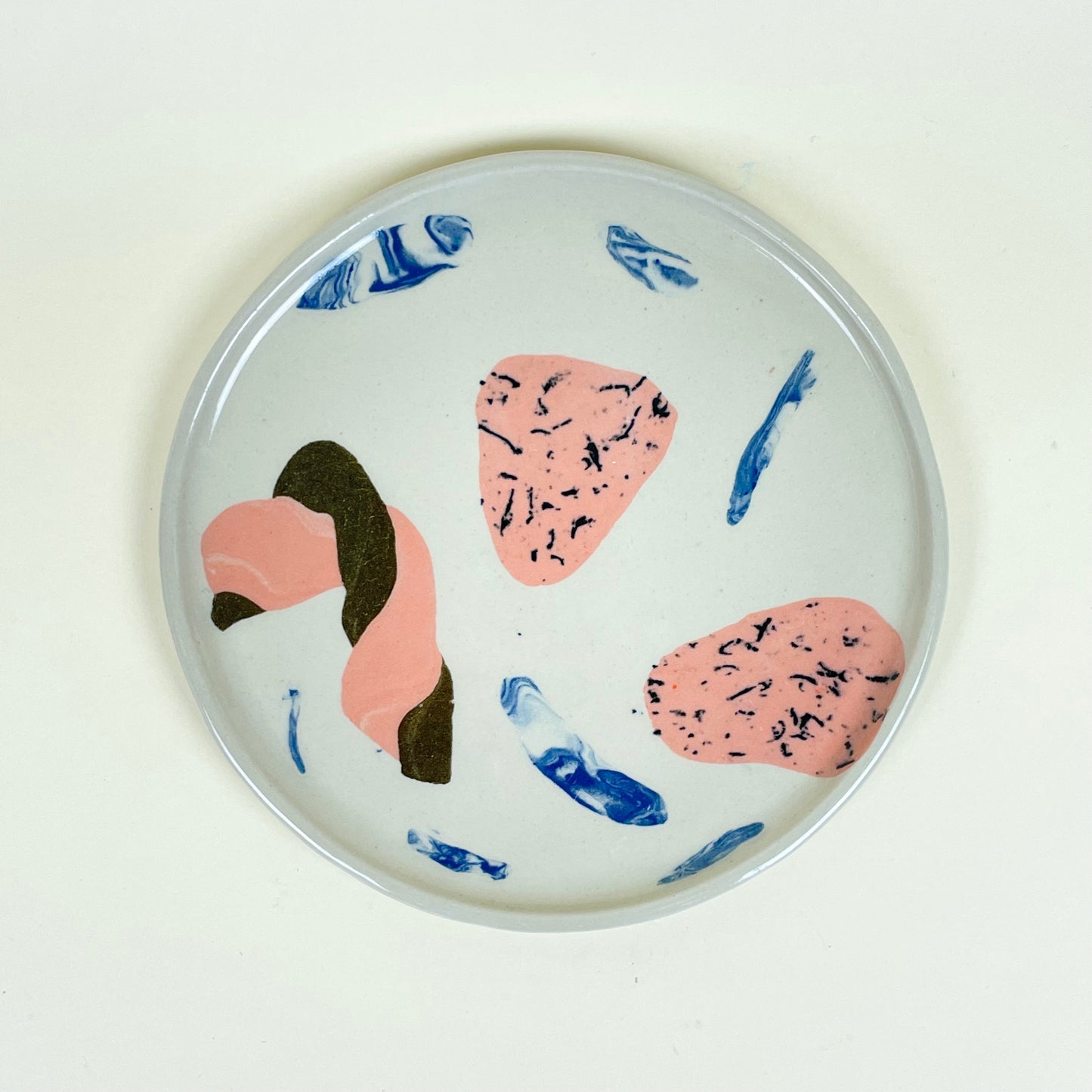 Stoneware plate by Emma Friberg, S