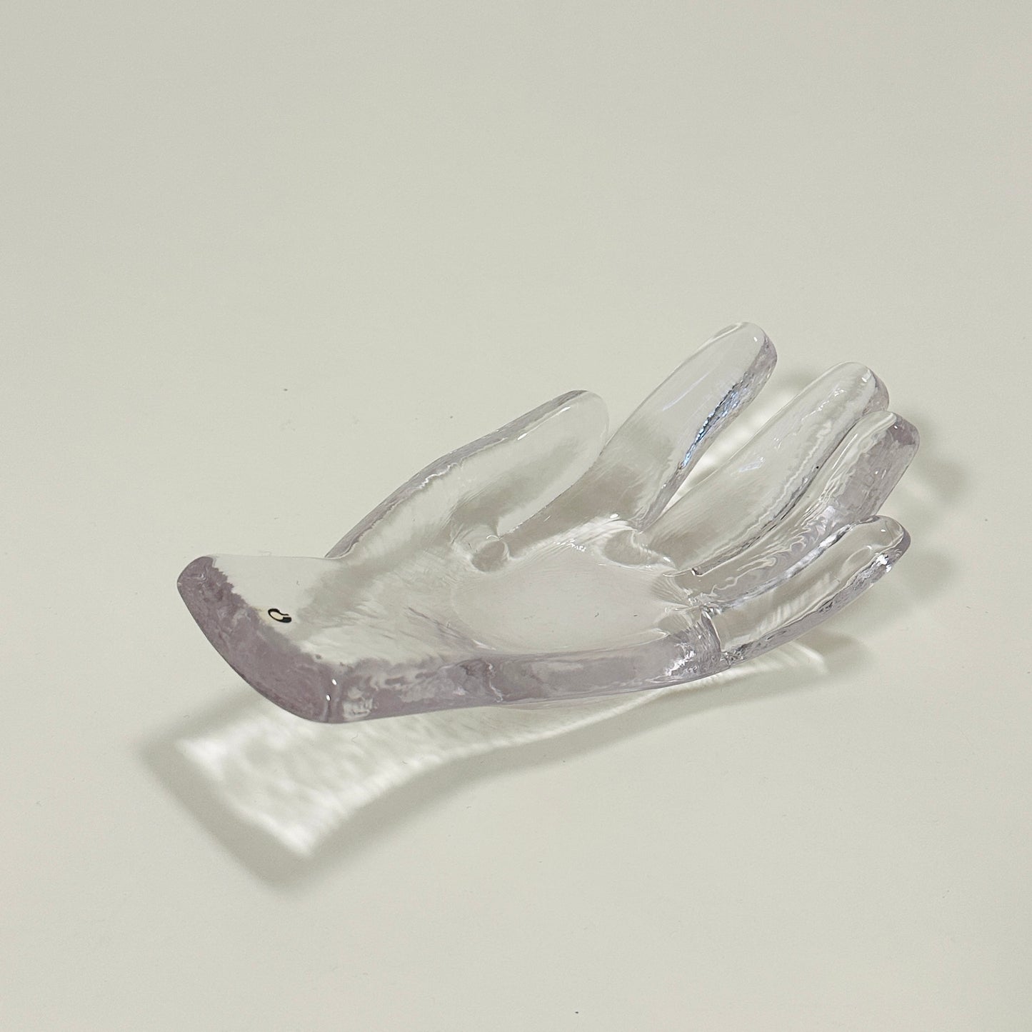 Vintage glass hand