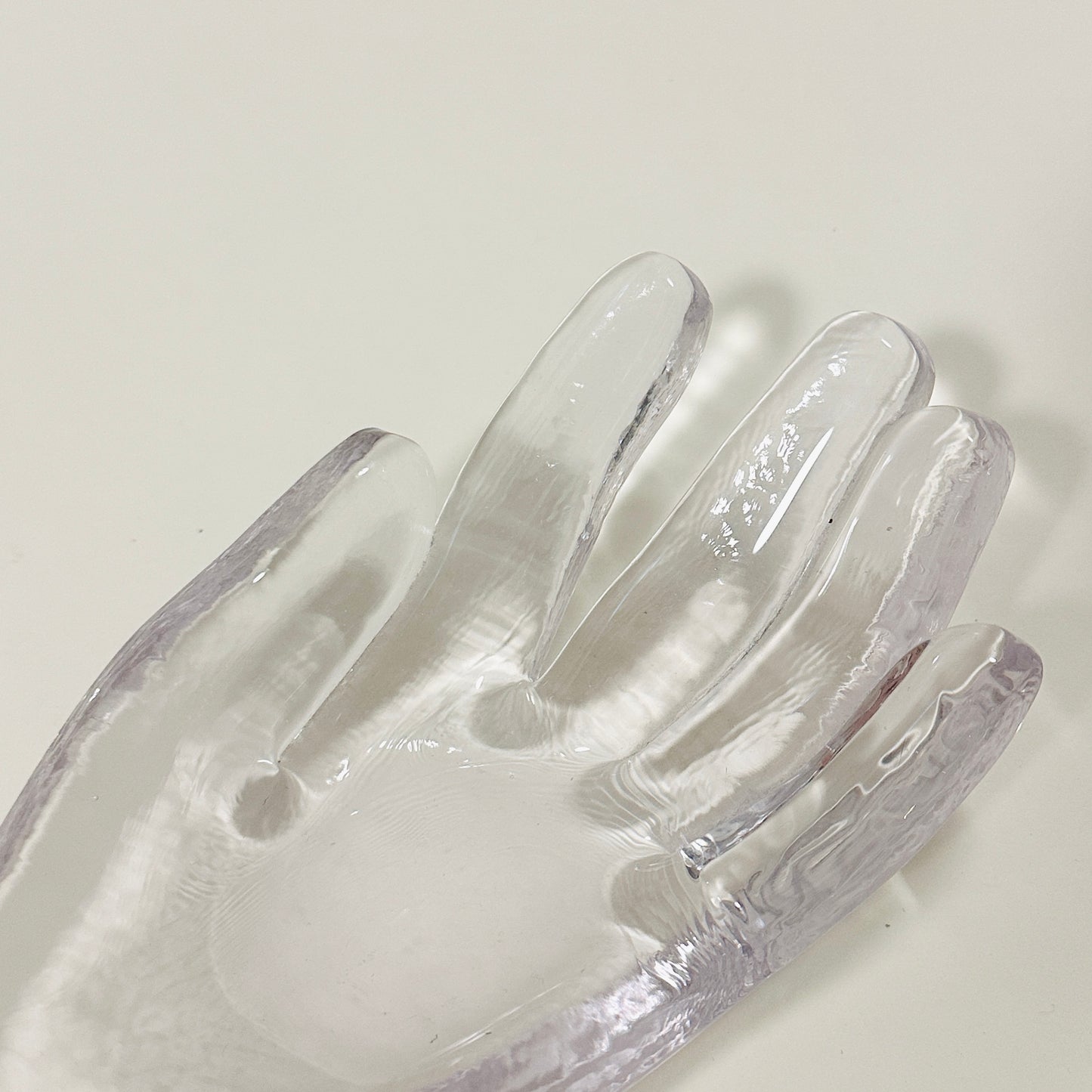 Vintage glass hand