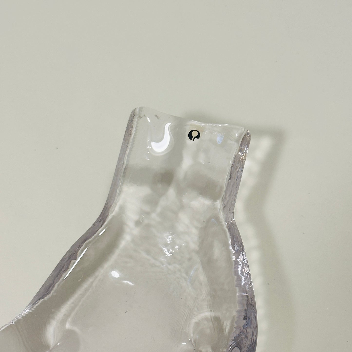 Vintage glass hand