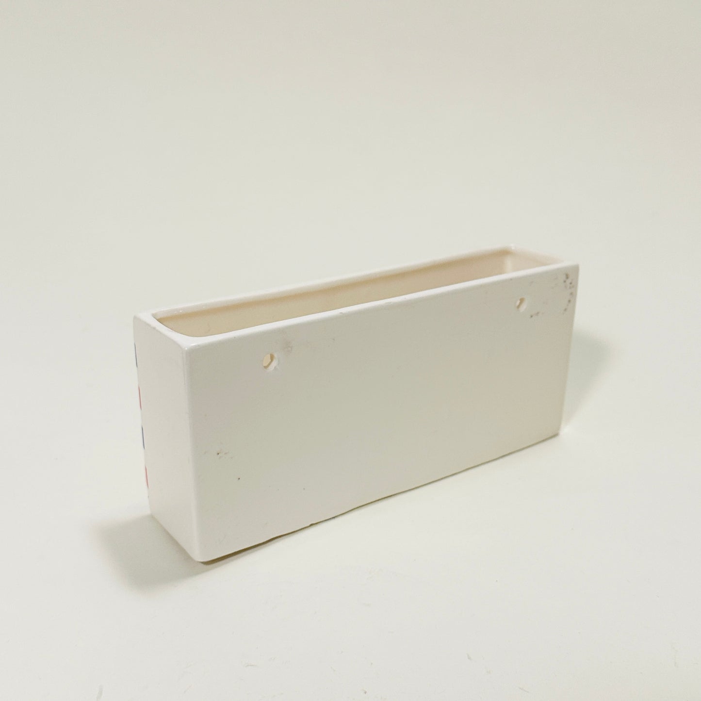 Vintage ceramic postcard holder