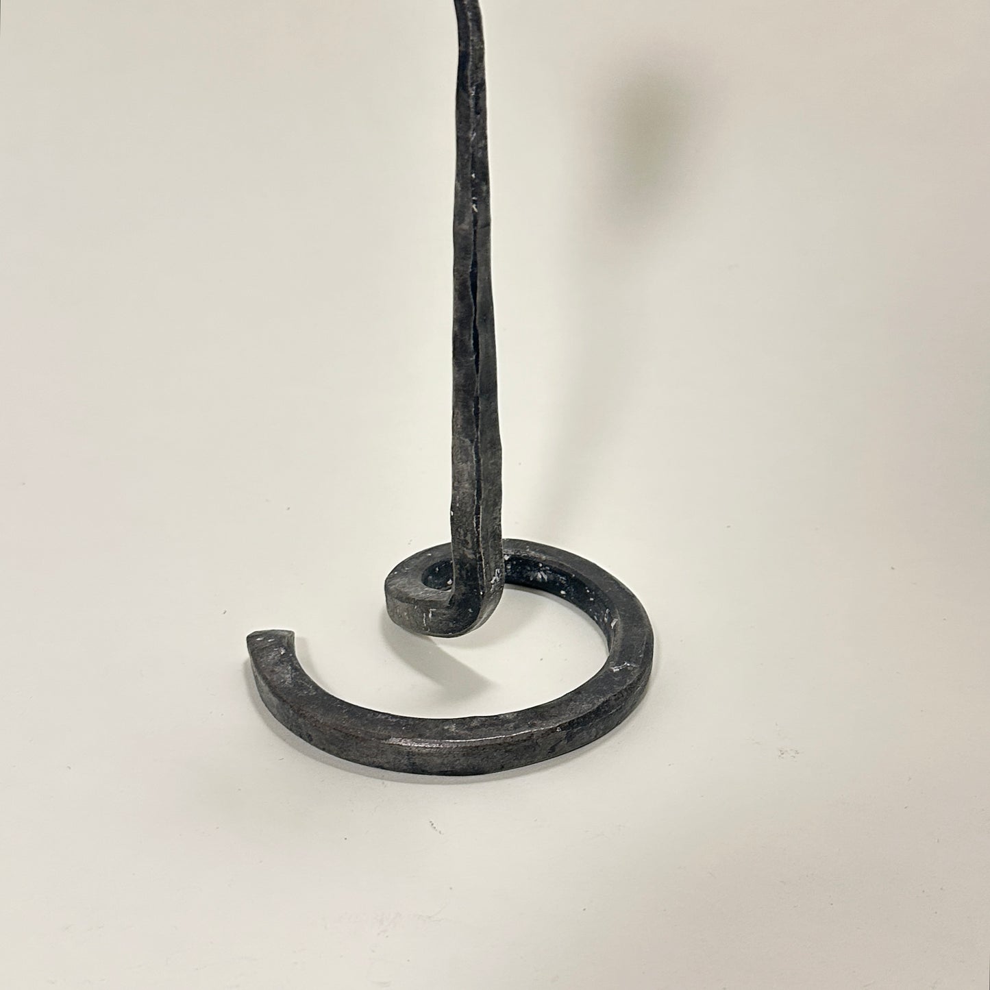 Vintage wrought iron candle holder