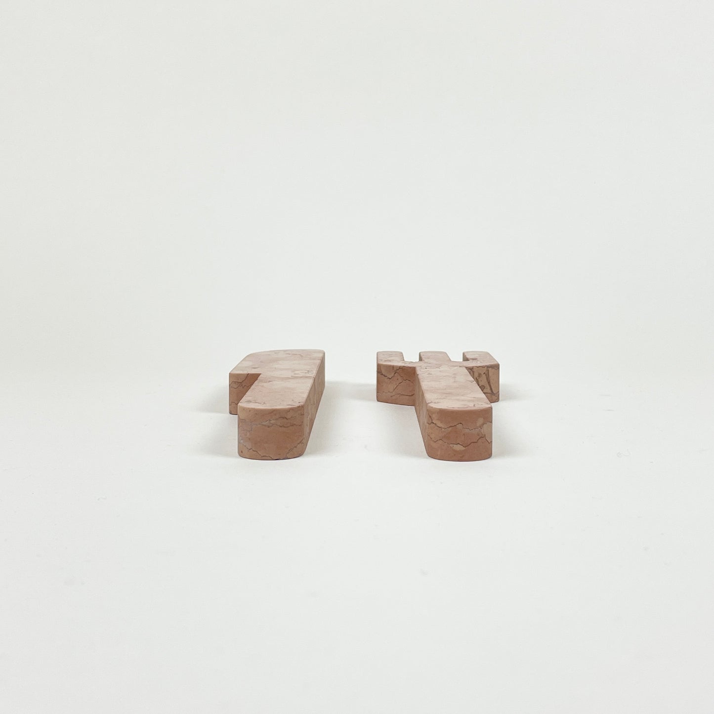 Marble cutlery by Public Studio, pink
