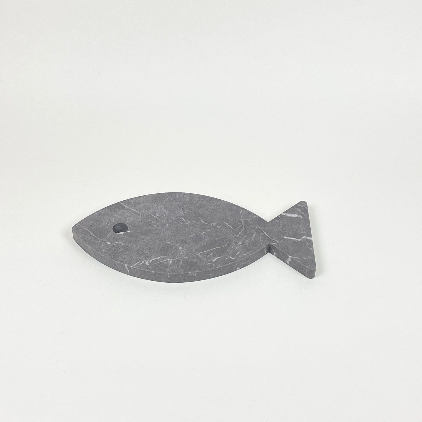 Marble fish by Public Studio, dark grey