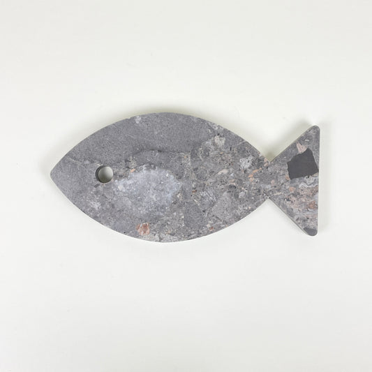 Marble fish by Public Studio, grey