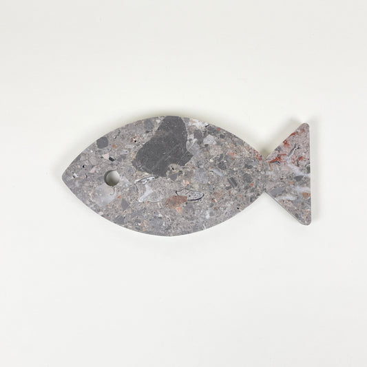 Marble fish by Public Studio, grey
