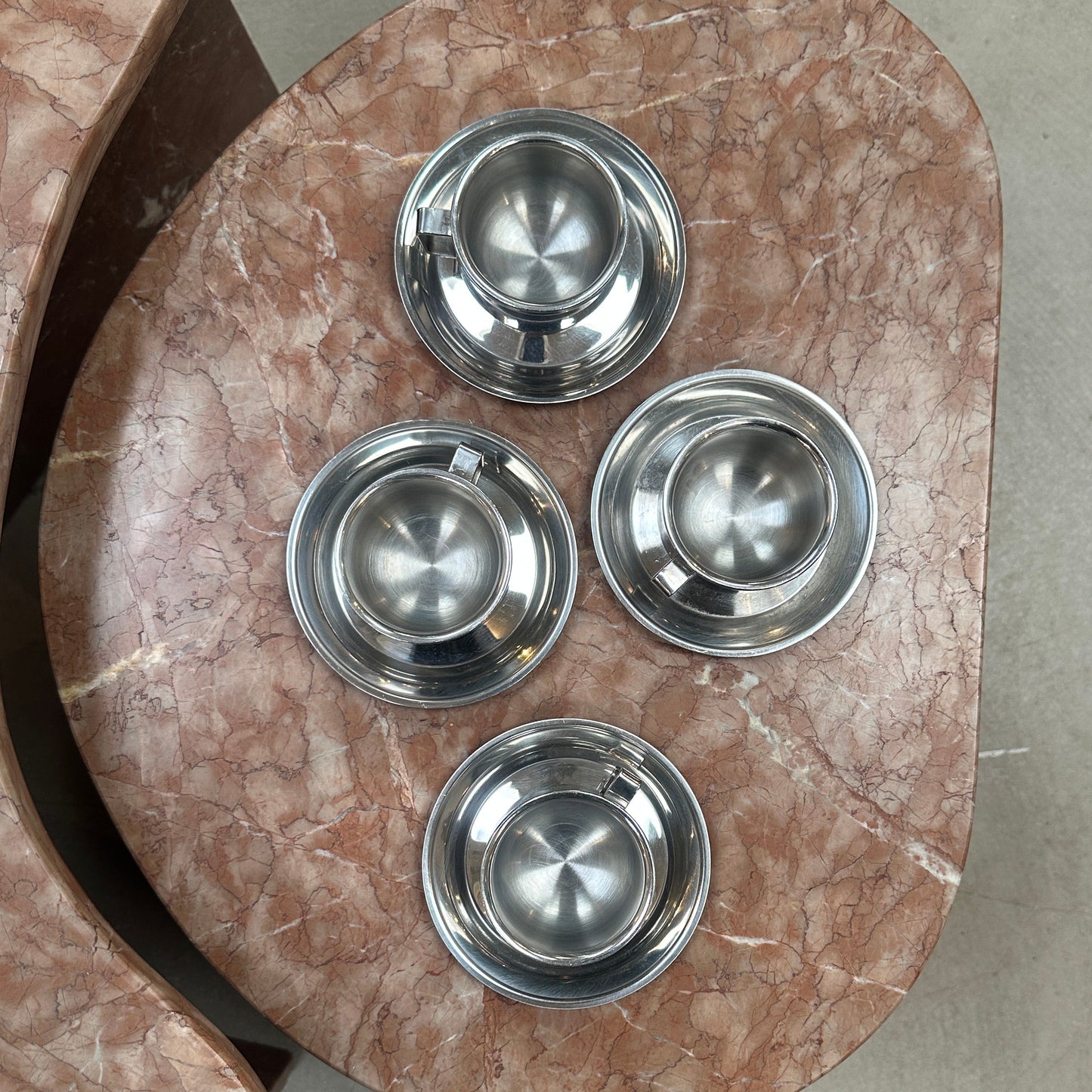 4 espresso cups, vintage