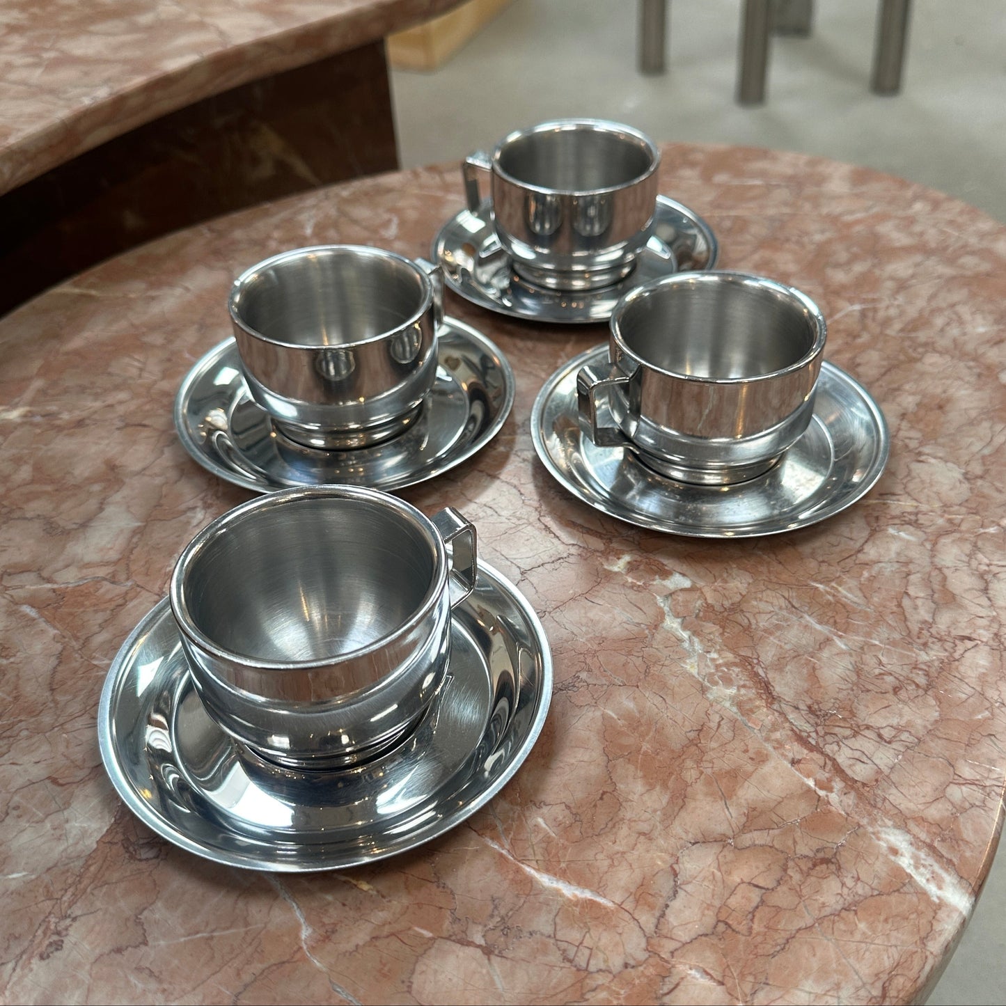4 espresso cups, vintage