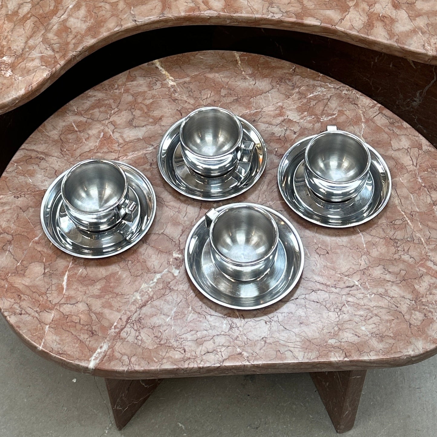 4 espresso cups, vintage
