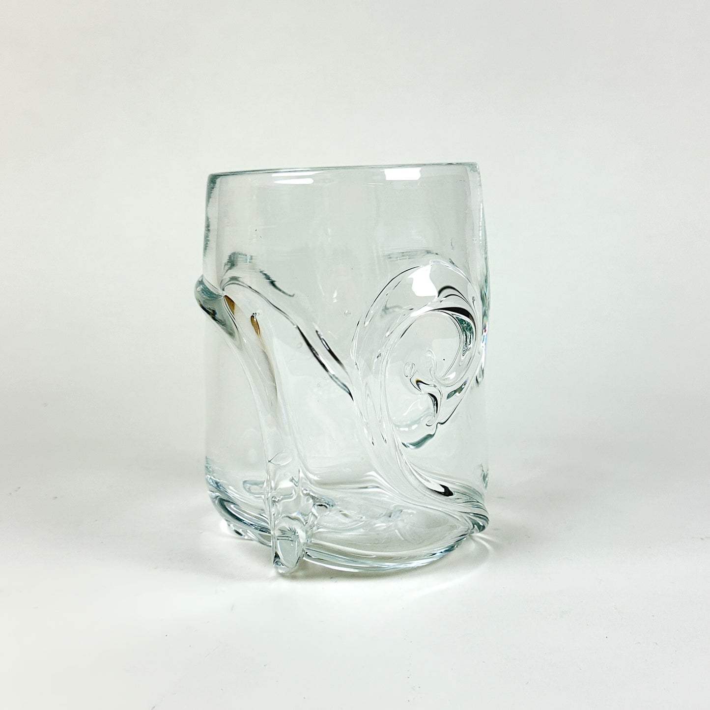 Glass vase "Swirl" by Silje Lindrup