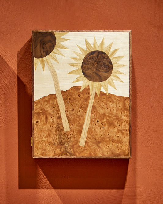 Sunflower II, cabinet by Carl Martinson