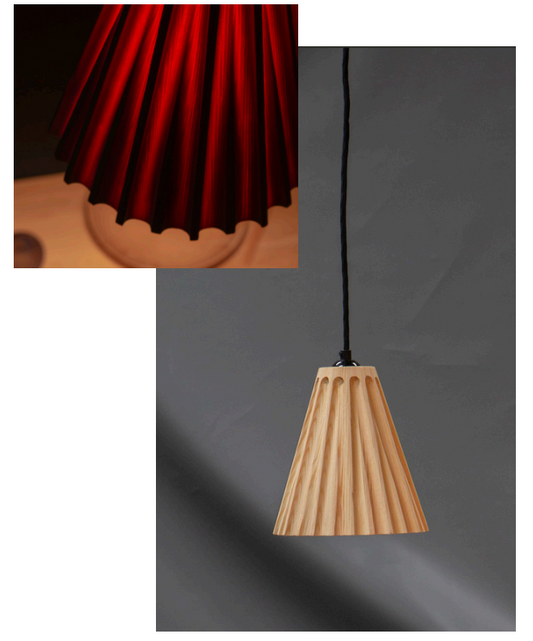 Pine lamp by Evelina Björnqvist