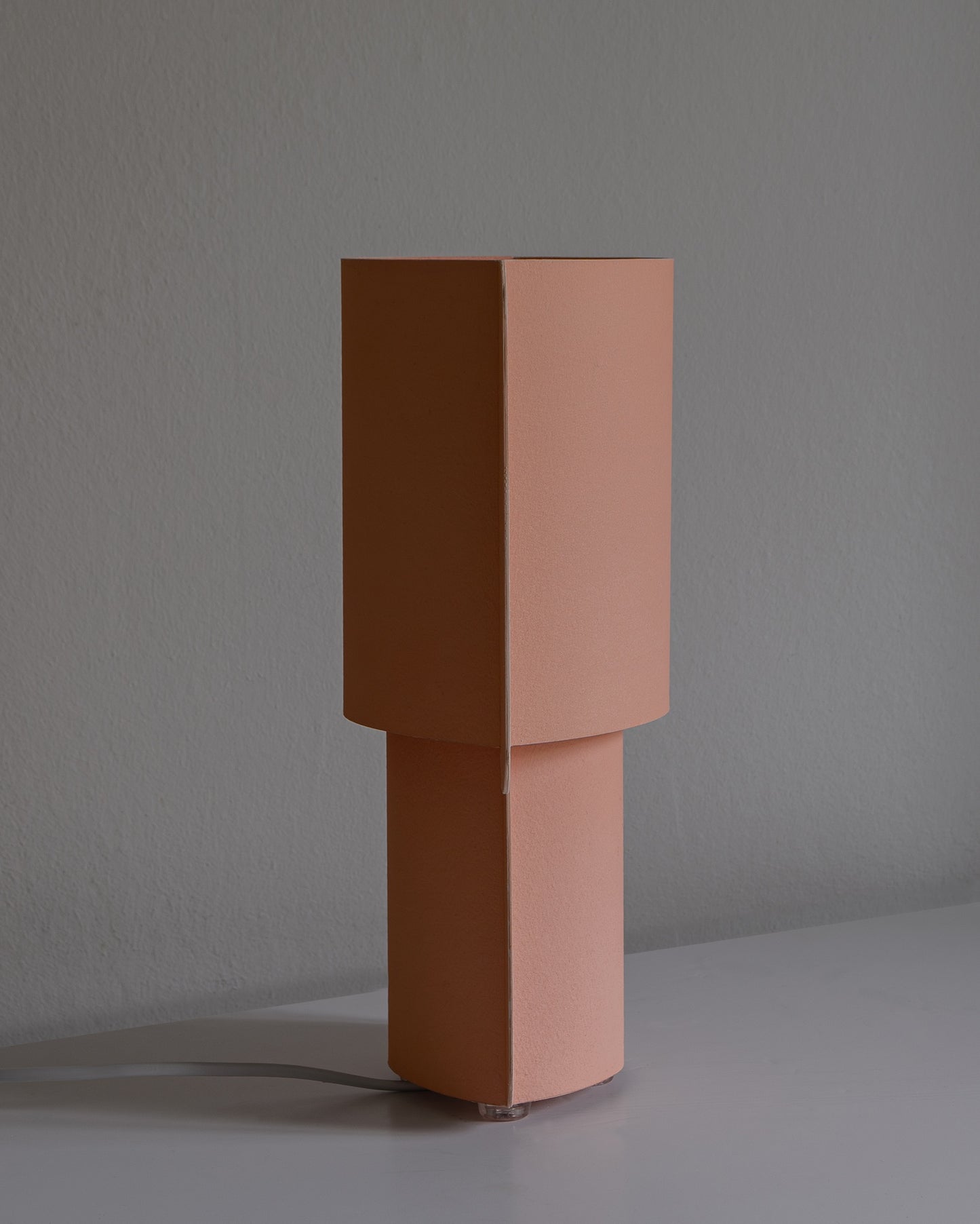 Peachy pink Aquarelle Lamp by Adrian Bursell