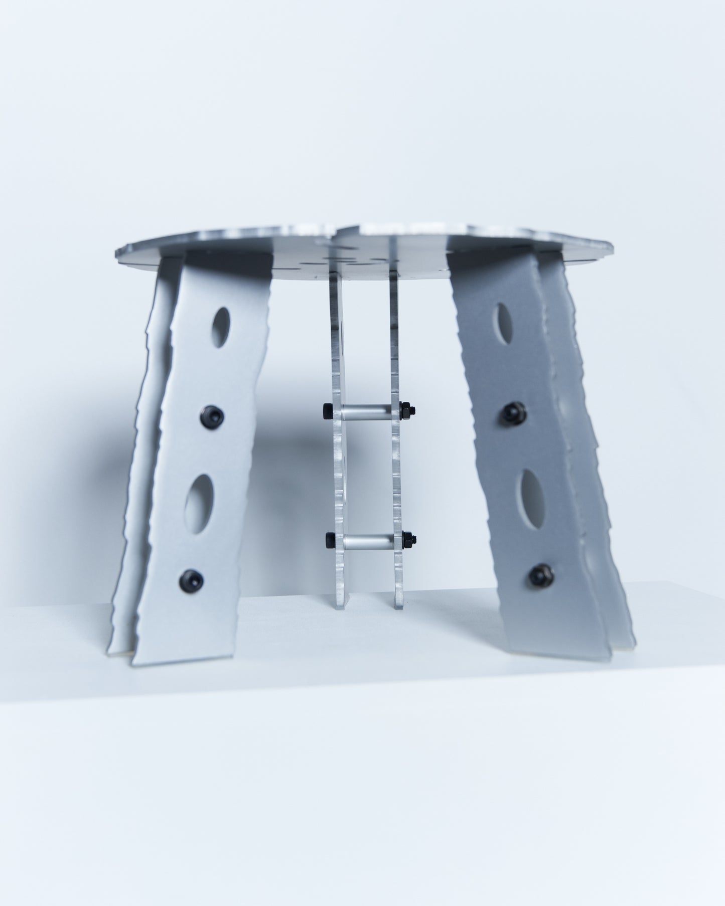 Anodized Aluminum Pedestal by Jonatan Nilsson