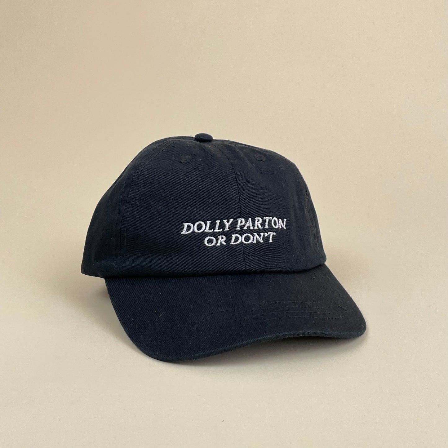 Hat, Dolly Parton or don't, (black/white)