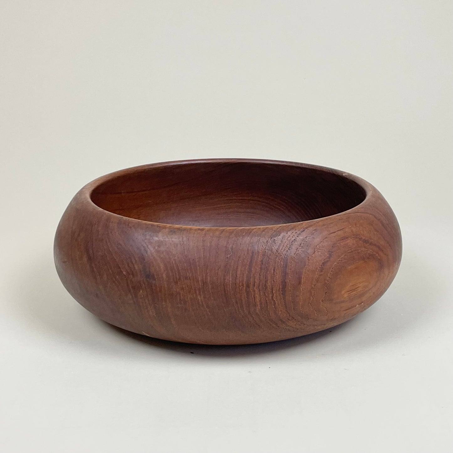 Vintage wooden teak bowl