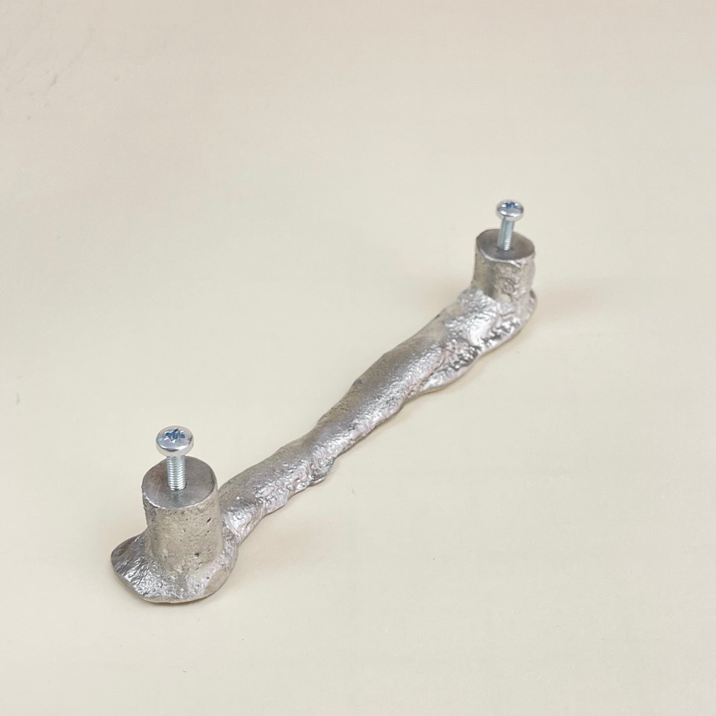 Tin door handle by Alfred Sahlén 128 mm