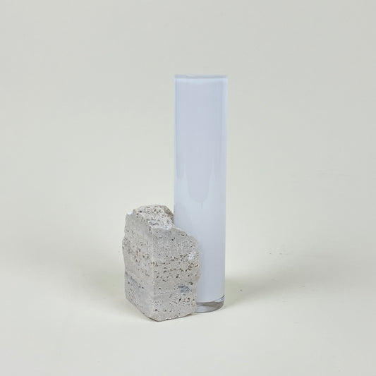 Marble and glass vase by Erik Olovsson