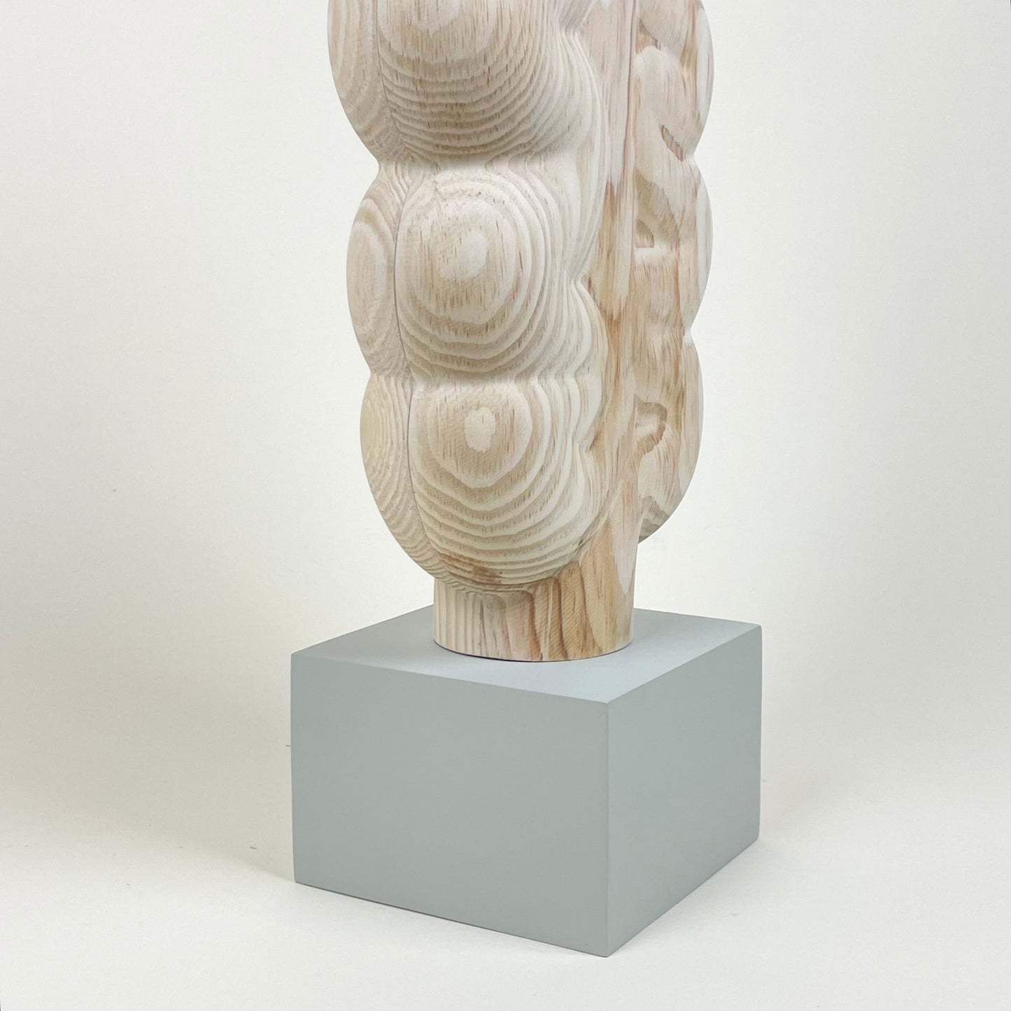 "Kåda" wooden sculpture by Fredrik Sahlström