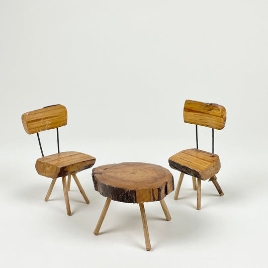 Vintage miniature dining set