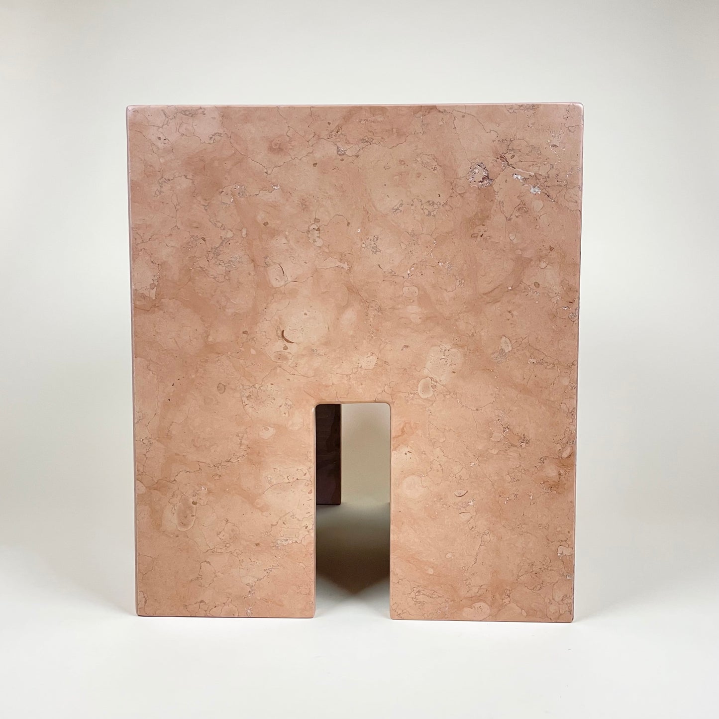 Marble side table by Public Studio