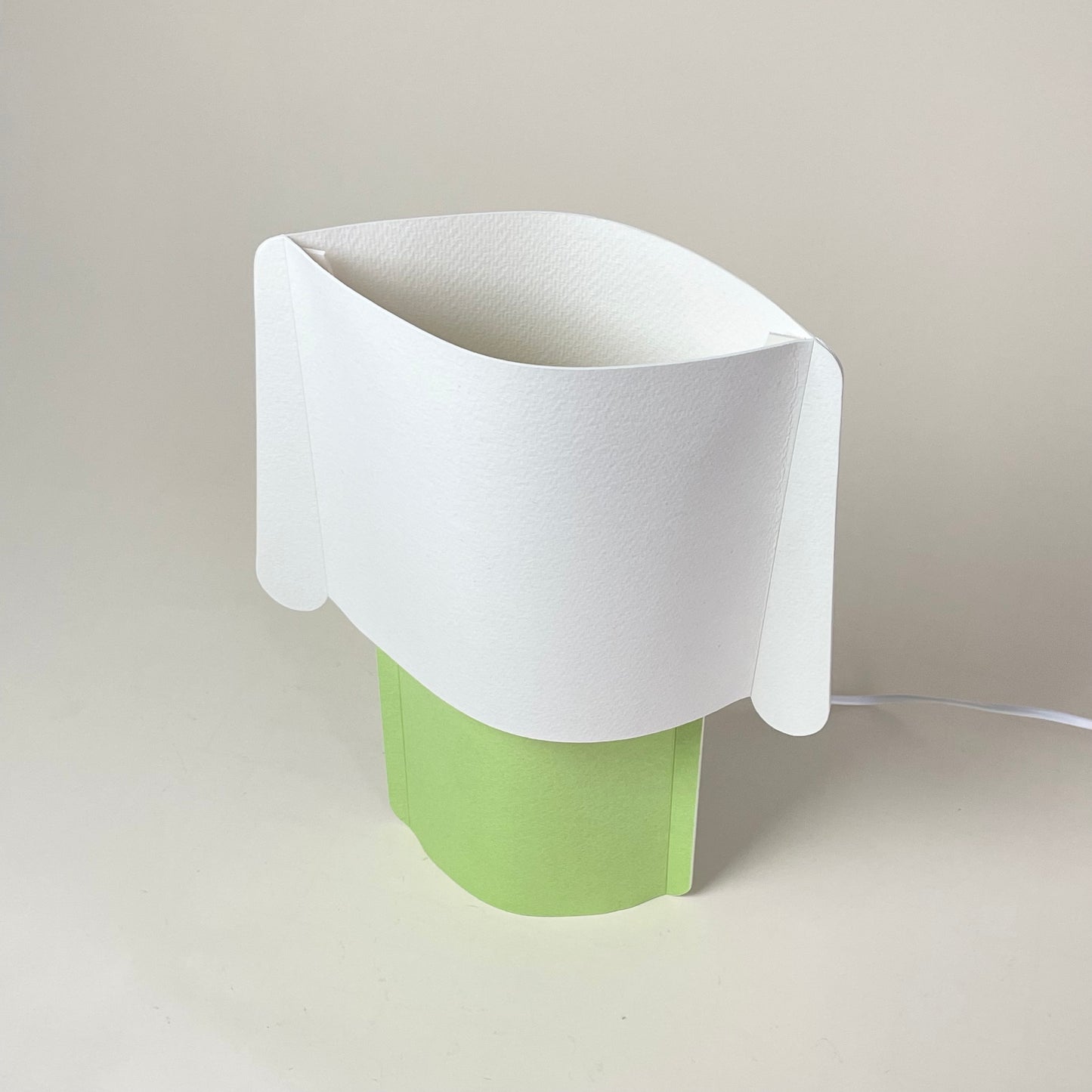 Aquarelle Paper lamp, green