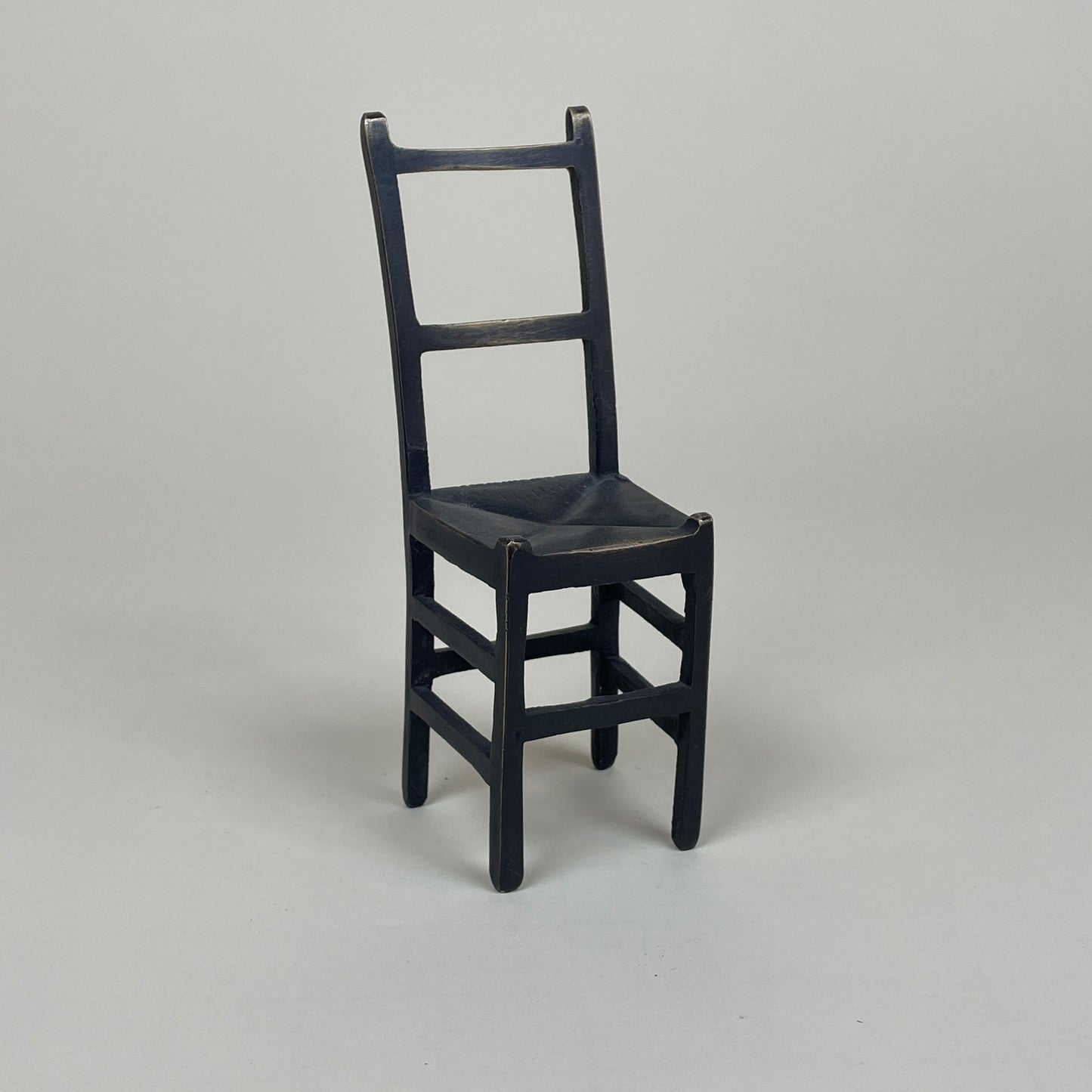 Vintage miniature metal chair