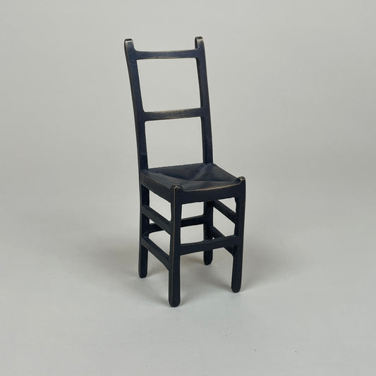 Vintage miniature metal chair
