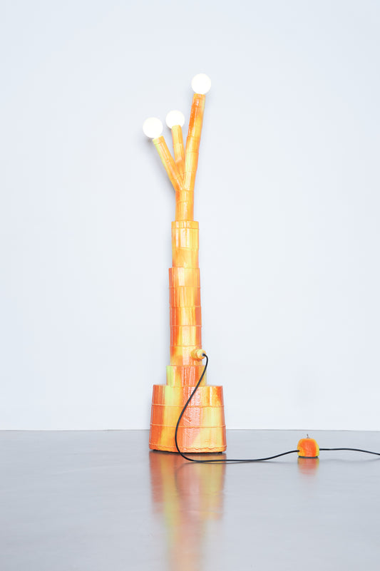 Three headed resin floor lamp by Jonatan Nilsson