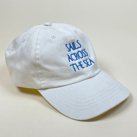 Hat, Sails Across The Sea (off white/sky blue)