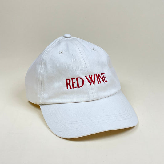 Hat, Red Wine (off white/red)