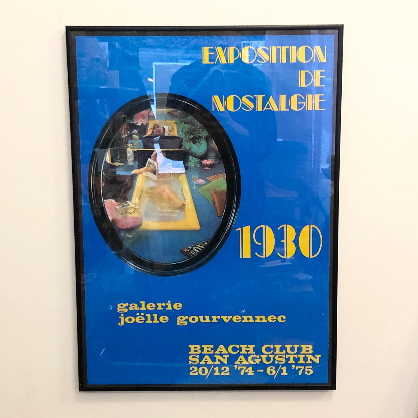 Framed vintage poster - "Exposition De Nostalgie", 1930  Galier Joelle Gourvennec